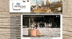 Desktop Screenshot of drevenesudy.cz
